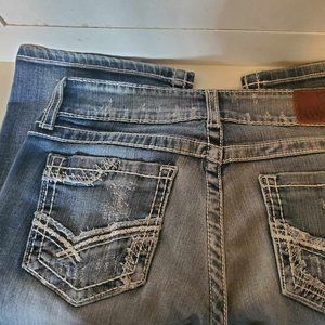 BKE Culture Bootcut Distressed Jeans